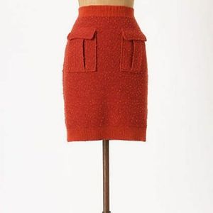 Anthropologie Cargo Pocket Sweater Skirt by Moth